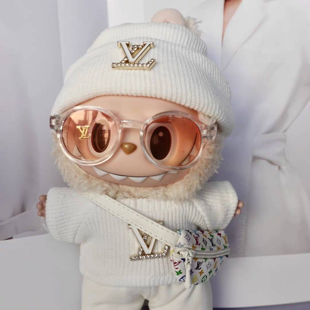 Labubu Doll's Clothing Toy Clothes-LV(White)