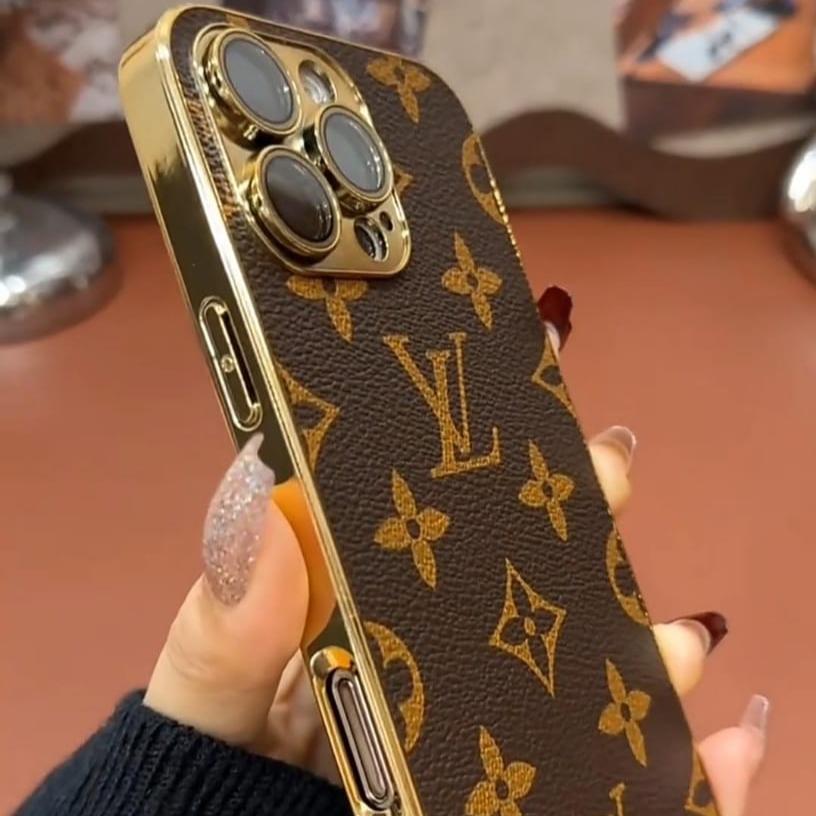 NEW DESIGN SOFT LUXURY IPHONE CASE WITH GOLDEN BORDER